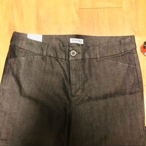 St John's Bay Secretly Slender Capri Classic Fit NWT - Picture 3 of 15